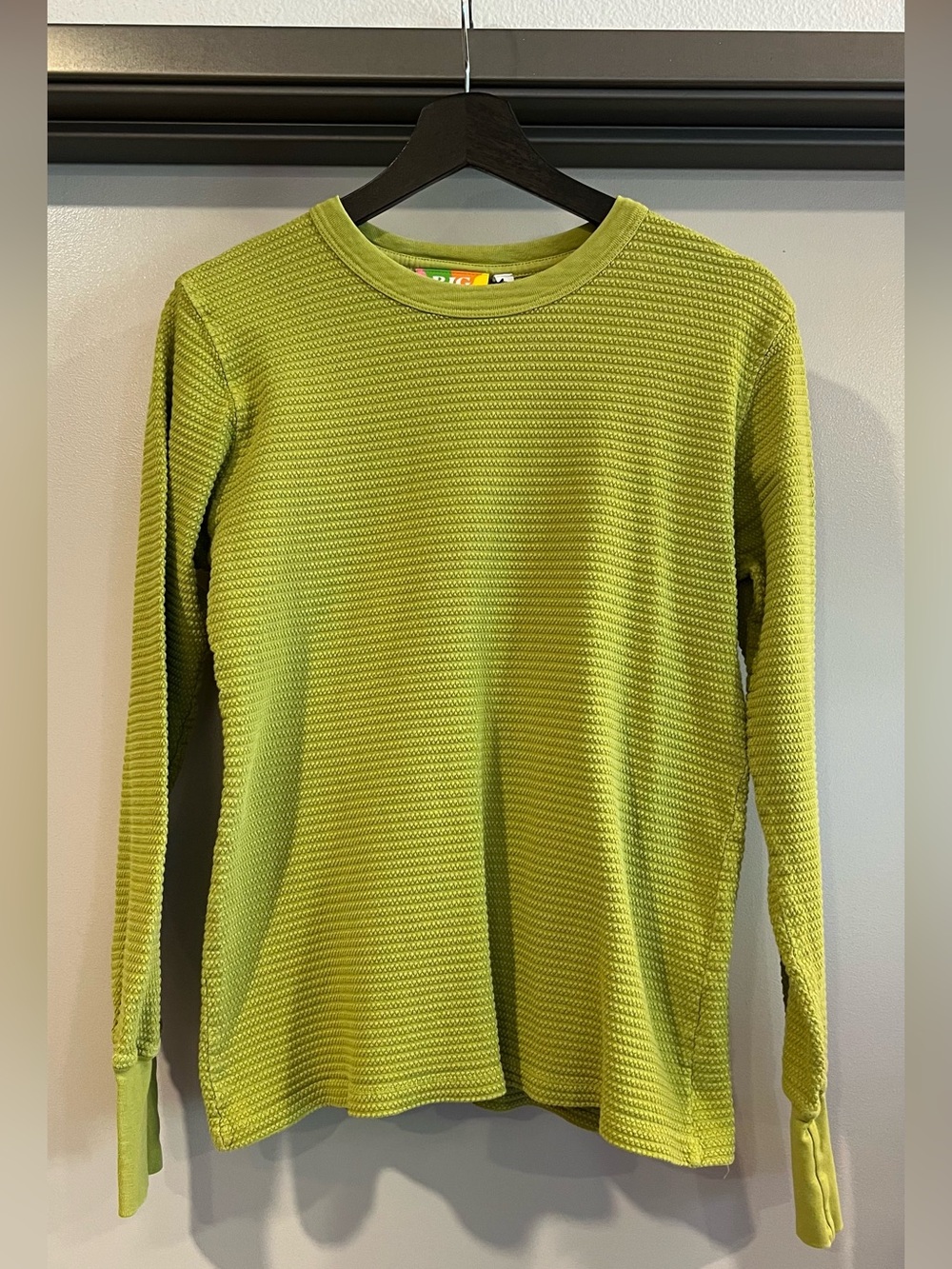 Big Bud press bright green long sleeve